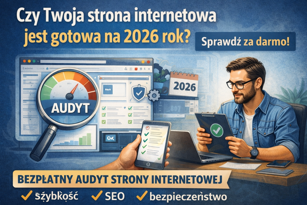 Czy strona internetowa jest gotowa na 2026 rok – audyt SEO szybkość bezpieczeństwo konwersja