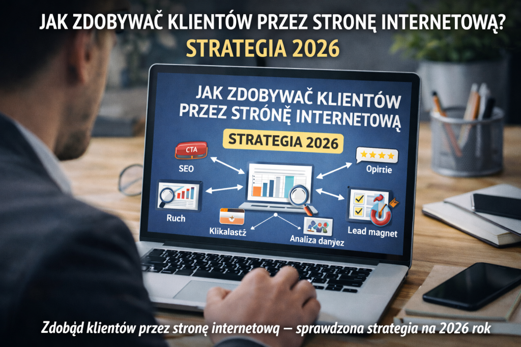 jak zdobywać klientów przez stronę internetową – strategia 2026 i generowanie leadów