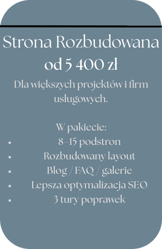 Rozbudowana strona internetowa z blogiem i SEO – beztejsciemy.pl