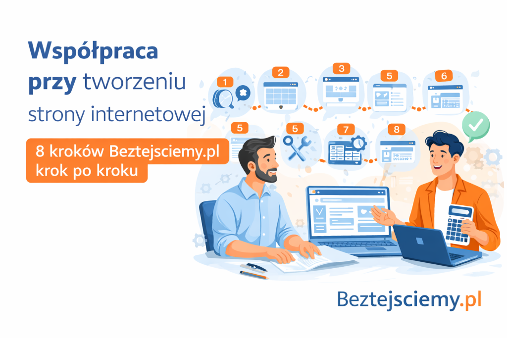 Współpraca przy tworzeniu strony internetowej w Beztejsciemy.pl – 8 kroków realizacji projektu