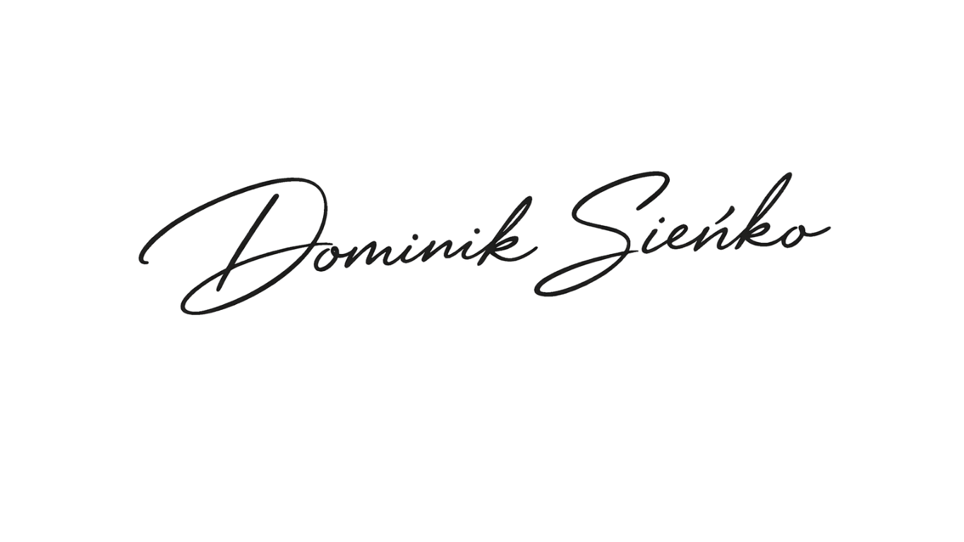Dominik Sieńko Podpis