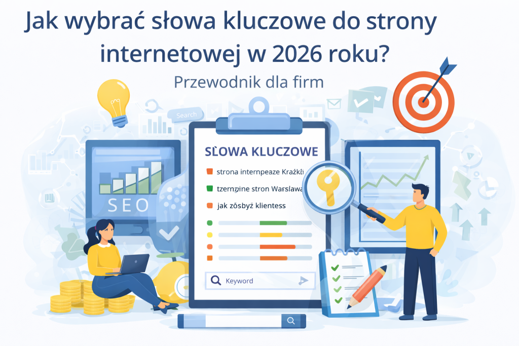 słowa kluczowe SEO wybór fraz do strony internetowej analiza keyword research